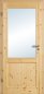 Preview: Zimmertür History 2G Kiefer astig lackiert mit Lichtausschnitt