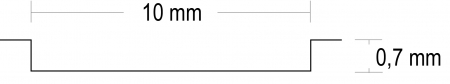 Design-Wohnungseingangstür Weisslack Straight 10-3