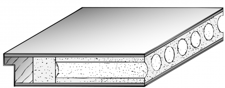 Zimmertür CPL Eiche natur LA008-B